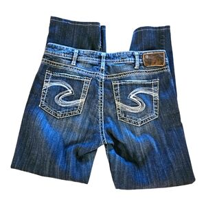 Silver Natsuki  Boot Cut Jeans Size 31 x 33 (hemmed to 27)